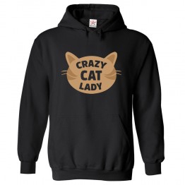 Crazy Cat Lady Classic Womens Kids and Adults Pullover Hoodie For Cat Lovers